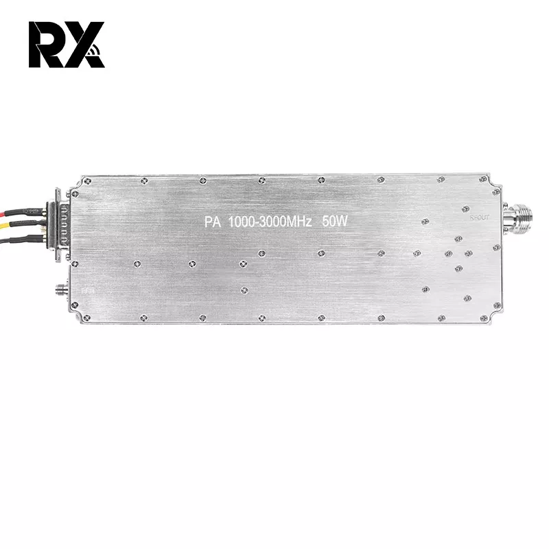 Žádný digitální zdroj 1000-3000MHz zesilovač výkonový modul rušičky 50W