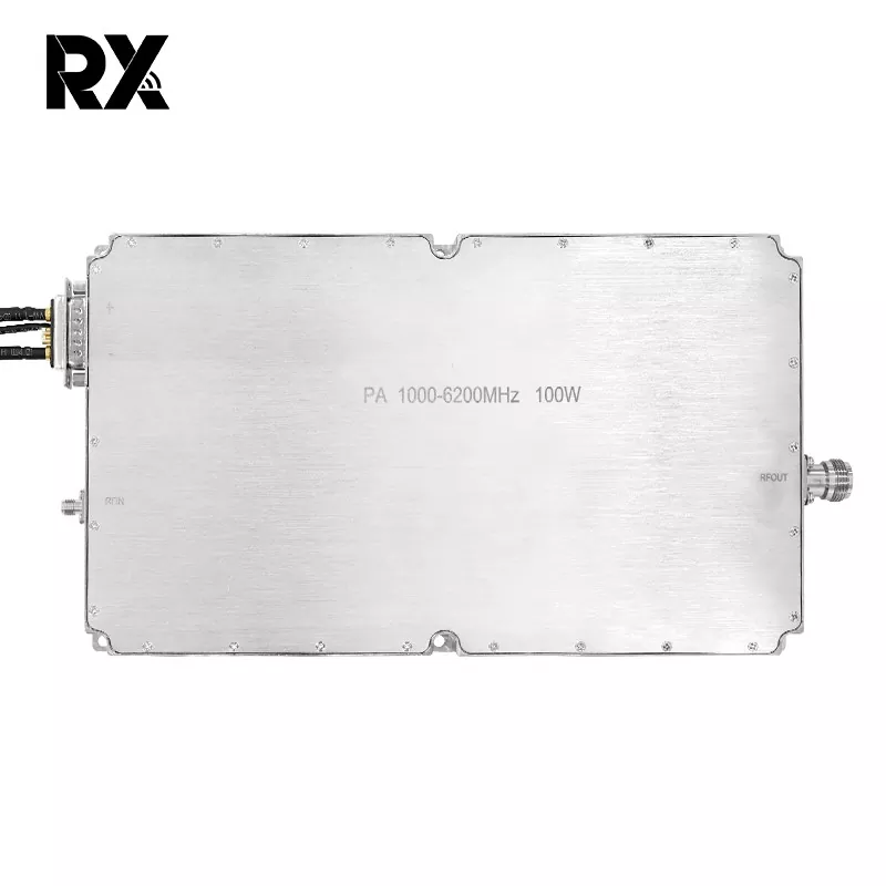 Ultra širokopásmový 1000-6000 MHz vysoce výkonný 100W výkonový zesilovač